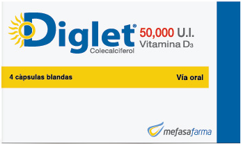 DIGLET 50,000 U.I. 4 CÁPSULAS BLANDAS